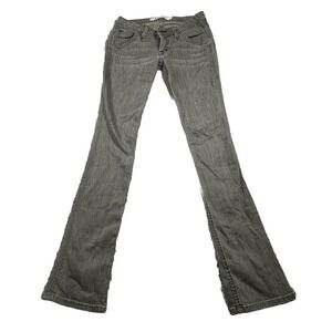 Hudson Womens Gray  Size 25 Made‎ in USA straigth Leg